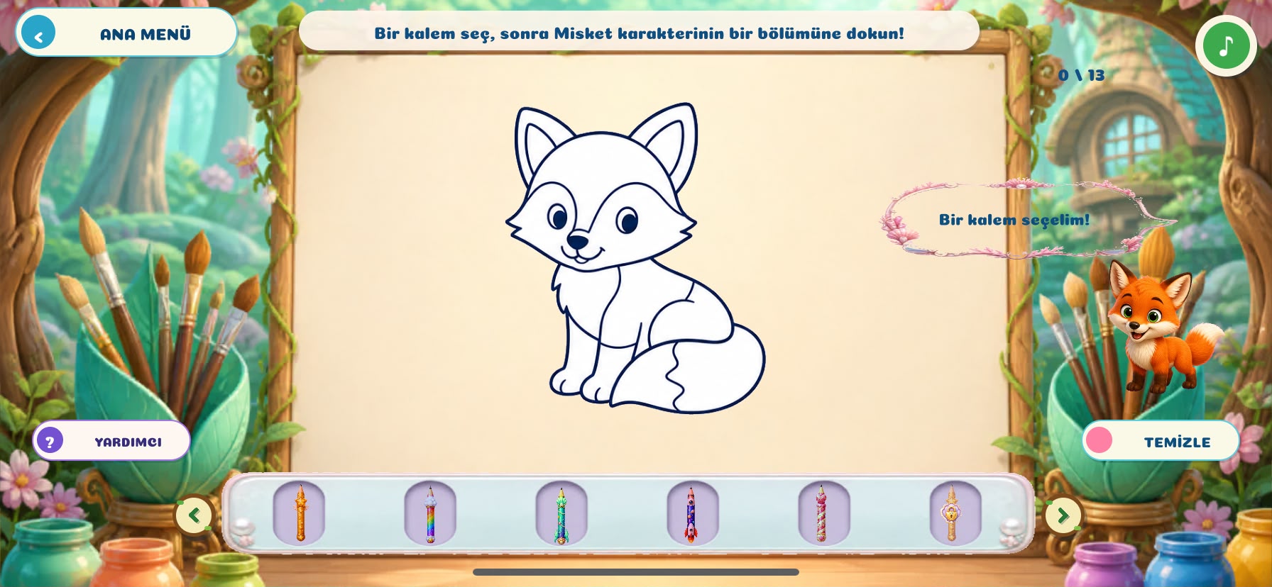 Minik Ressam app screen 1