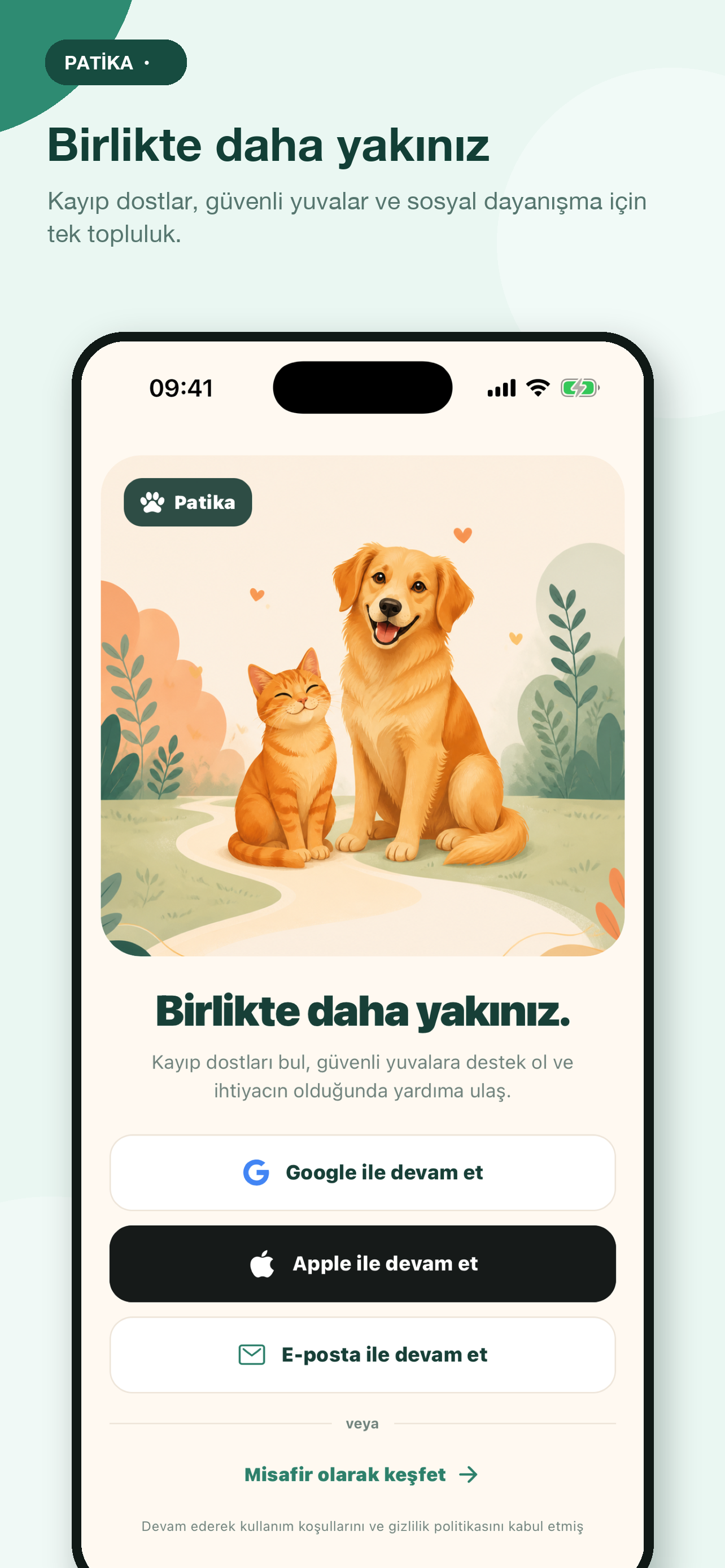Patika app screen 2