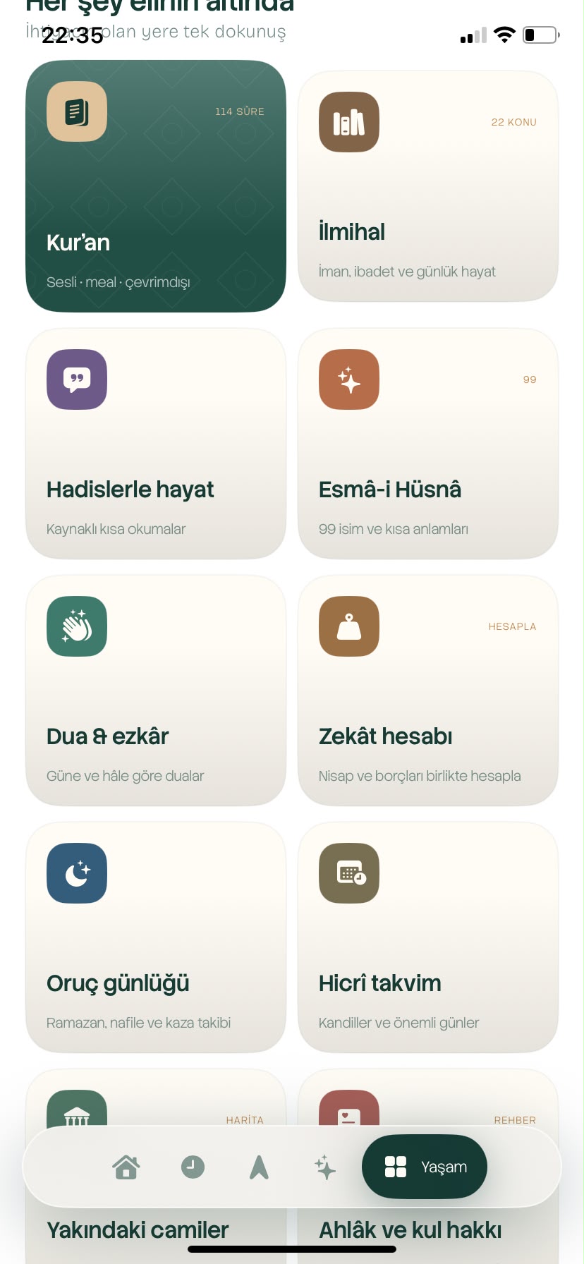 Fıkhî app screen 4